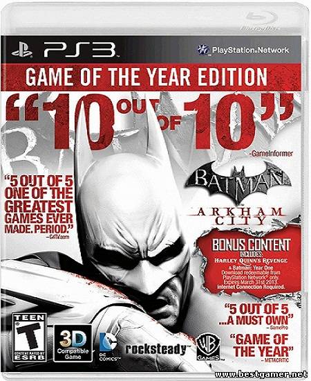 [PS3] Batman Arkham City GOTY Edition[EUR] + [FIX 3.55 and Rogero 4.21-4.30]