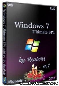 Windows 7 Ultimate SP 1 (x86) v1 by RealsM (2013) Русский