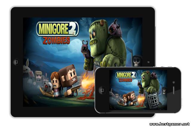 Minigore 2: Zombies (1.3)Экшн, iOS 4.3, ENG]