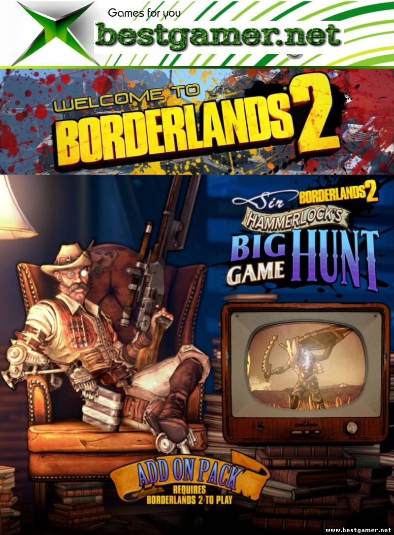 [JTAG/DLC] Borderlands 2 - Sir Hammerlock&#39;s Big Game Hunt[ENG]