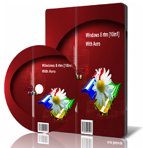 Windows 8 RTM With Aero (10in1) (x86-x64) Bukmop (2013)