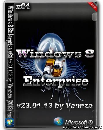 Windows 8 Enterprise x64 v23.01.13 by Vannza (2013) Русский