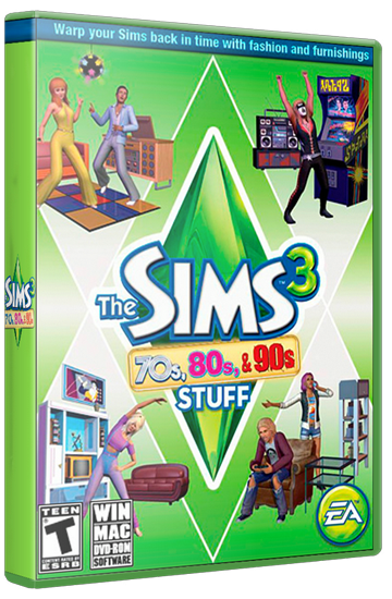 The Sims 3: 70s, 80s & 90s Stuff [v1.0 EN/RU] NoDVD + KeyGen