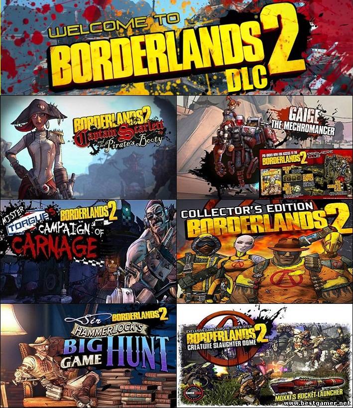 BORDERLANDS 2 [DLC] [Английский] [CFW3.55] (2012) [PS3]