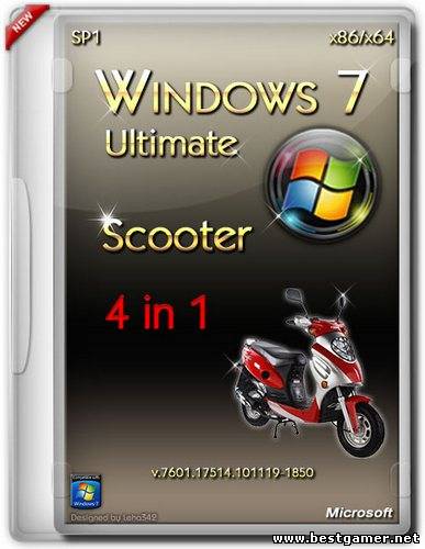 Windows 7 Ultimate SP1 Scooter [x86+x64] [2013] [ENG + RUS]