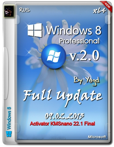 Windows 8 x64 Professional Full Update by Yagd 2.0 (2013) Русский