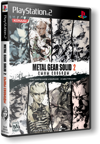 [PS 2] Metal Gear Solid 2: Sons of Liberty - Substance (Konami) [NTSC &#124; ENG / RUS] [RePack]