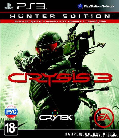 Crysis 3 + Hunter Edition DLC [EUR/RUS] [RUSSOUND] (2013) [PS3]