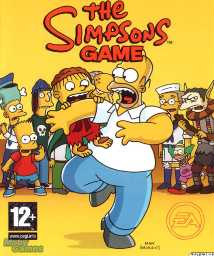 PS2 &#124; The Simpsons Game (Electronic Arts) (ENG/RUS) [RePack] от dr.Alex