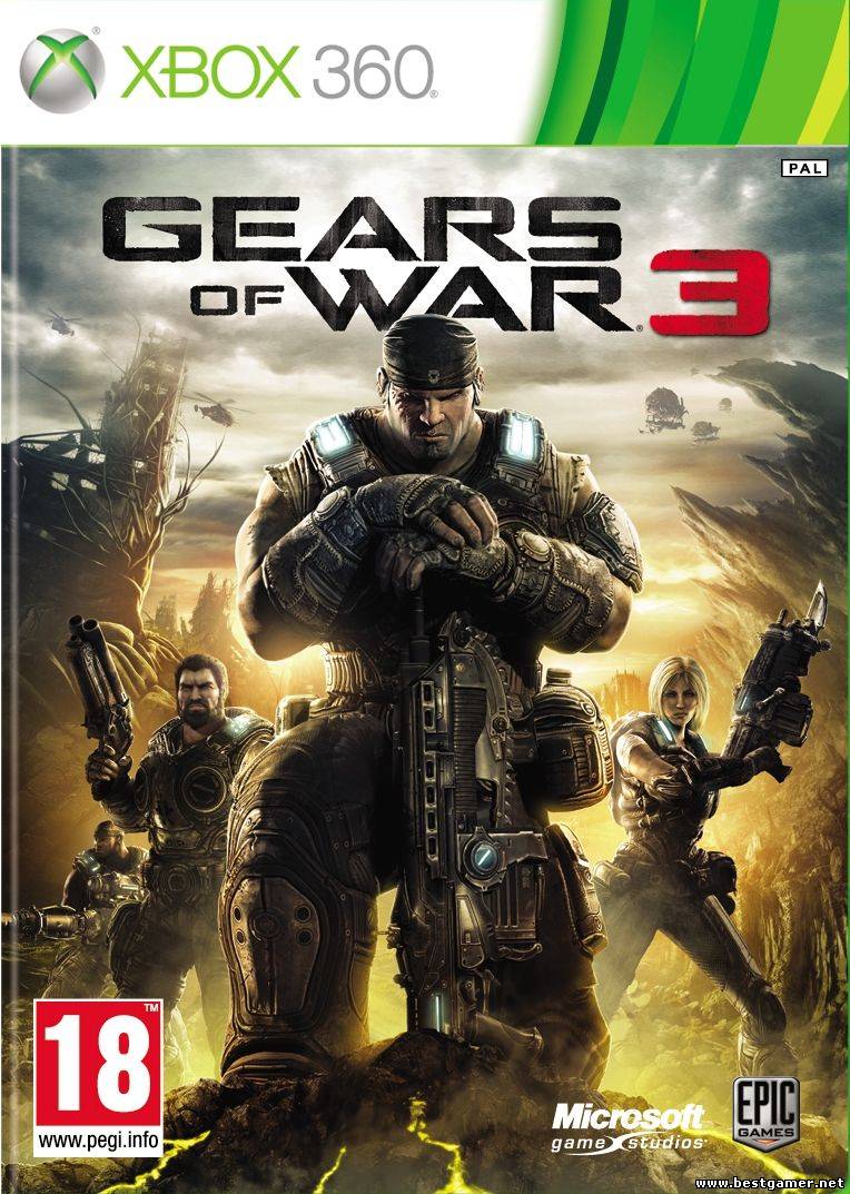 Gears Of War 3 60 FPS Edition [RUS] [FULL](Релиз от R.G. DShock)