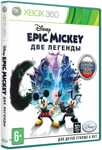 (XBOX360)Disney Epic Mickey: Две легенды / Disney&#39;s Epic Mickey 2: The Power of Two (2012)LT+2.0