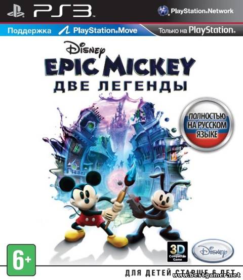 Disney Epic Mickey 2 / Disney Epic Mickey: Две легенды [PS3] [RUS] [PAL] (2012)