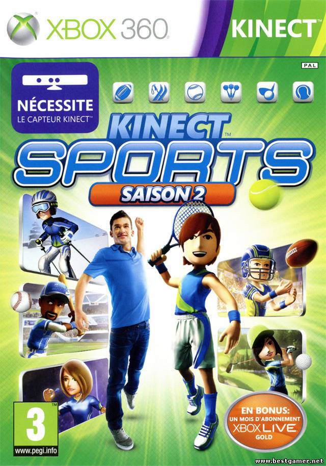 [XBOX360] Kinect Sports: Season Two [RegionFree/FULLRUS]