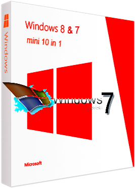 Windows 7&8 (10in1) mini by Bukmop (x86+x64) [2013, Rus]