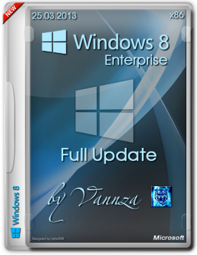 Windows 8 Enterprise Full Update by Vannza (x86) [2013, RUS]
