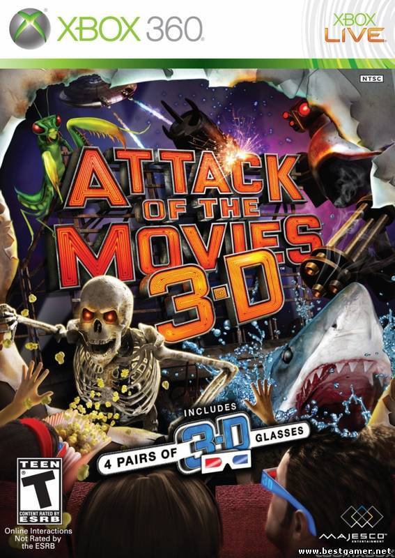 Attack of the Movies 3D (2010/NTSC/ENG/XBOX360)