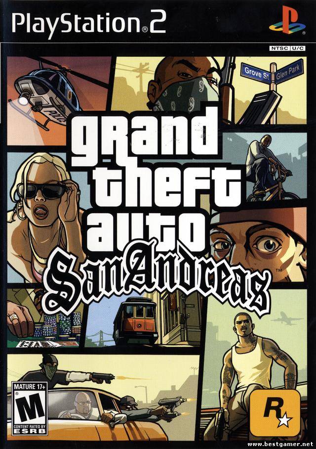 [PS2] Grand Theft Auto: San Andreas (GTA SA) [DruchaPucha Fix] [RUS&#124;NTSC] + save(100%+Hot Coffee)