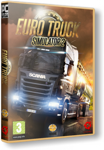 Euro Truck Simulator 2 / С грузом по Европе 3 (Акелла) (RUS, Multi34) (v.1.3.1s)+[Mods] [Repack] от xatab