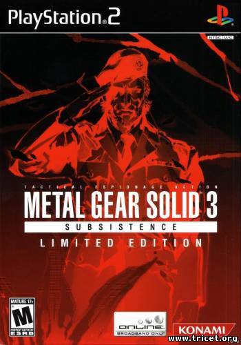 [PS2] Metal Gear Solid 3 Subsistence (Limited Edition) [NTSC-UENG]