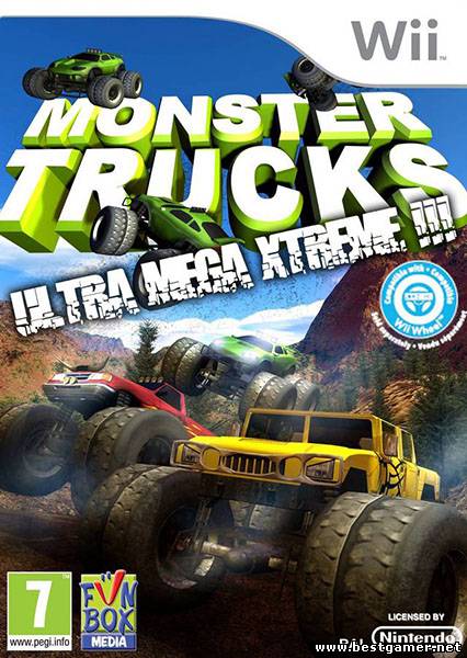 Monster Trucks - Ultra Mega Xtreme!!! [Wii] [Pal] [ENG] (2012)