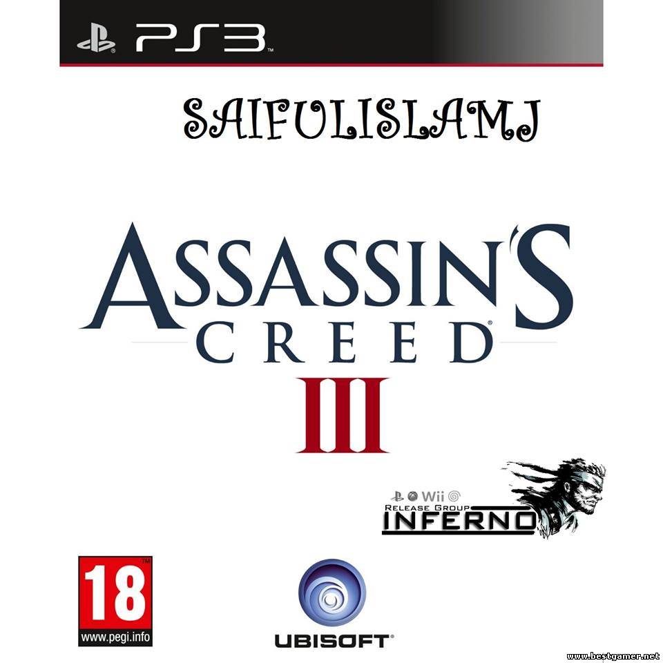 Assassin&#39;s Creed III + 18 DLC [PS3] [Repack/Latest v.1.06] 2012 &#124; RG Inferno