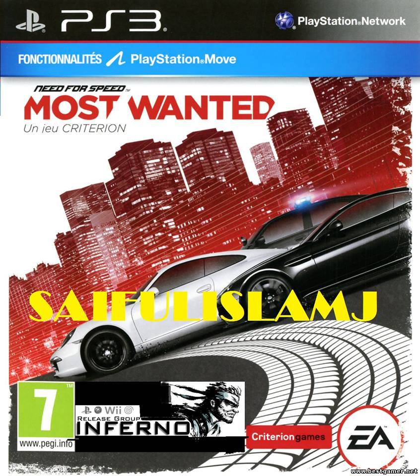 [PS3]Need for Speed ??Most Wanted + 8 DLC [Repack/Latest v 1.03] 2012 &#124; RG Inferno