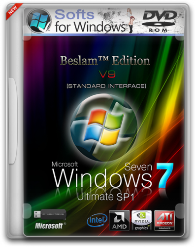 Windows 7 Ultimate SP1 Beslam™ Edition v9 (x86/x64) [2013, Rus]
