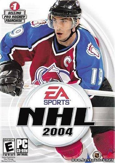 НХЛ 2004 / NHL 2004 (EA Sports) (ENG) [P] + NHL04 Rebuilt + Project V3 European hockey mod