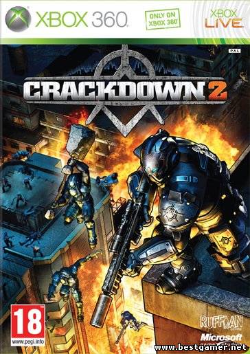 [GOD] Crackdown 2 + All DLC [PAL][RUS][Dashboard 2.0.13599.0]