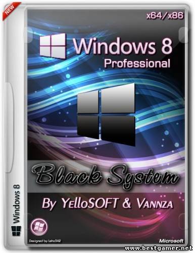 Windows 8 Pro Black System by Vannza & YelloSOFTx86/x64[2013/Rus]