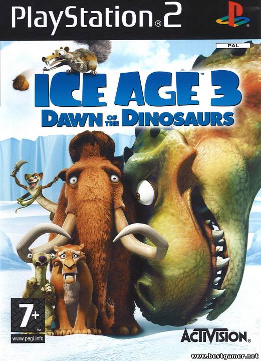 [PS2] Ice Age 3: Dawn of the Dinosaurs / Ледниковый период 3: Эра динозавров [RUS/Multi5&#124;PAL]
