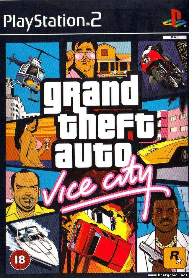 [PS2] Grand Theft Auto: Vice City (GTA VC) [Full RUS/Multi5&#124;PAL]