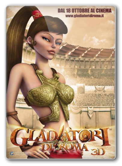 Гладиаторы Рима / Gladiatori di Roma (Иджинио Страффи) [2012, мультфильм,  BDRip 1080p]