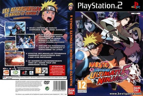 [PS2]Naruto Shippuden: Ultimate Ninja 5[PAL][RUS](2009)