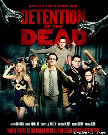 Задержание Мертвых / Detention of the Dead [2012, ужасы,WEB-DLRip]