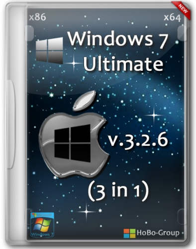 Windows 7 Ultimate SP1 3in1 HoBo-Group v.3.2.6 (32bit+64bit) (2013) [Rus]