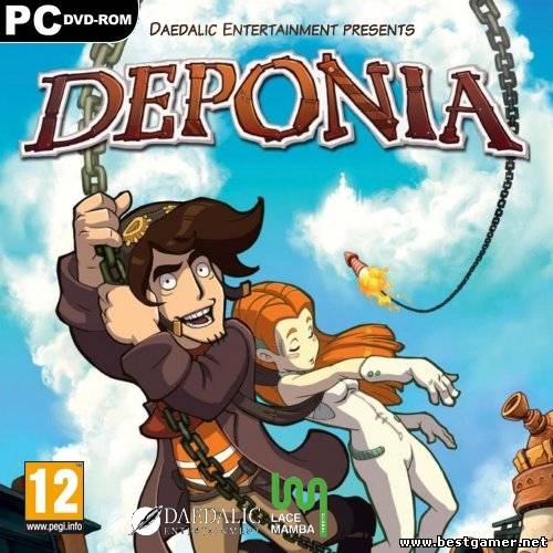 Deponia.v 1.3.4.1274  (RUS &#92; ENG) (обновлён от 22.08.2013) [Repack] от Fenixx