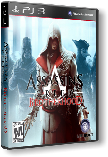 [PS3] Assassin&#39;s Creed: Brotherhood + DLC [PAL] [RUS] [Repack] [3хDVD5]