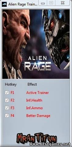 Alien Rage ТрейнерTrainer (+3) [1.0] {MrAntiFun}