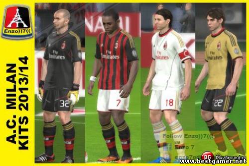 PES 2014 &quot;Формы A.C. Milan 2013/14&quot;