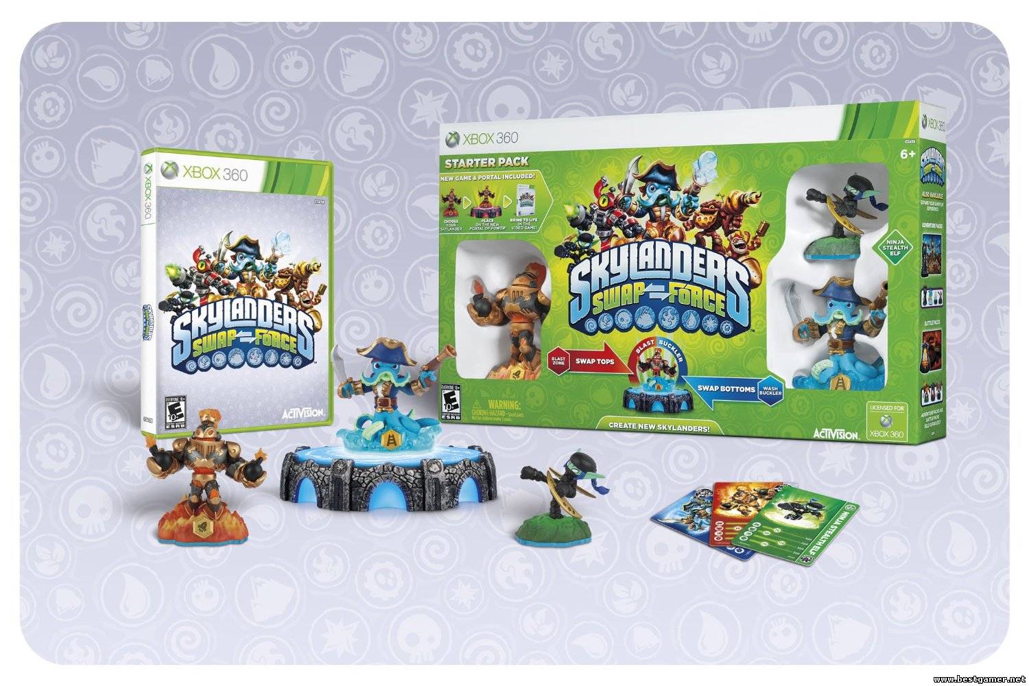 (XBOX 360)Skylanders SWAP Force[Region Free /Еng]LT+3.0