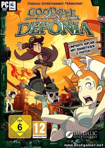 Goodbye Deponia - Premium (Daedalic Entertainment) (RUS-ENG-MULTI4) [Steam-Rip]