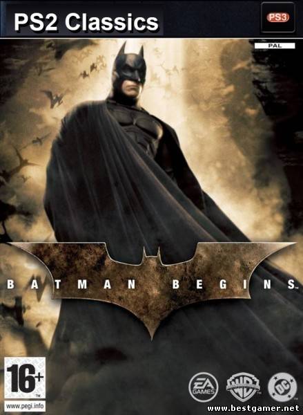 Batman Begins (2007) [PAL][RUS] [PS2-PS3 Classics]