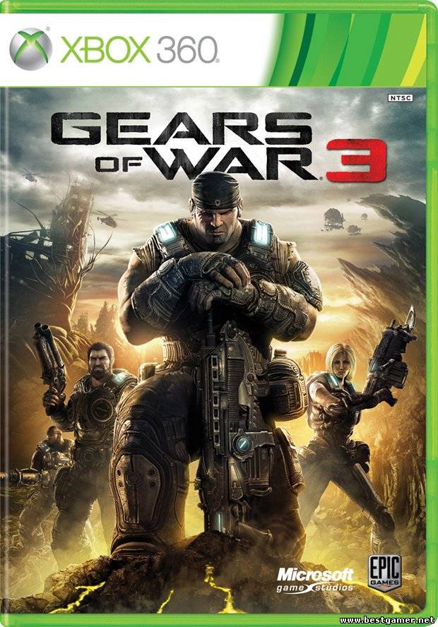 Gears of War 3 Region FreeRUS XGD3 LT+ 2.0