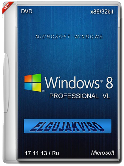 Windows 8 Pro x86 VL Elgujakviso Edition (v17.11.13) [2013, RU]