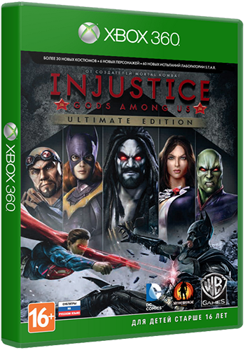 [XBOX360]Injustice: Gods Among Us - Ultimate Edition [Region Free] [Ru/En] [LT+3.0] (XGD3 / 16202)