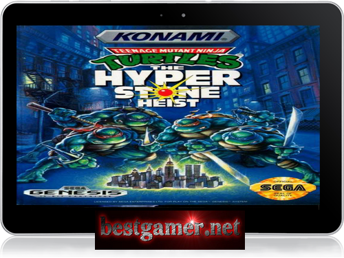 Sega Mega Drive (SMD)Ром-Teenage Mutant Ninja Turtles: The Hyperstone Heist (rus)