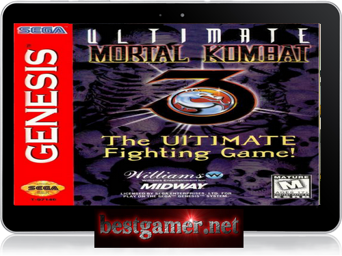 Sega Mega Drive (SMD)Ром-Mortal Kombat 3, Ultimate (rus)