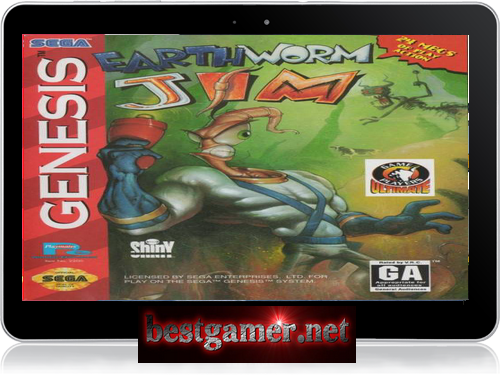 Sega Mega Drive (SMD)Ром-Earthworm Jim (rus)