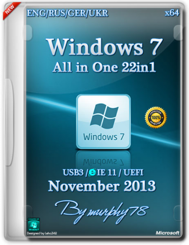 Windows 7 SP1 AIO 22in1 IE11 Nov2013